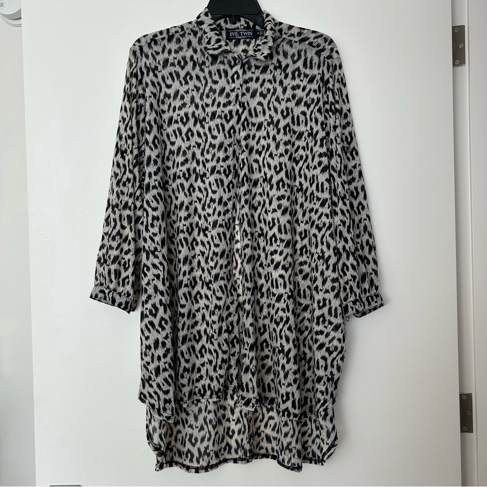 Evil Twin Semi Sheer Shirt Dress